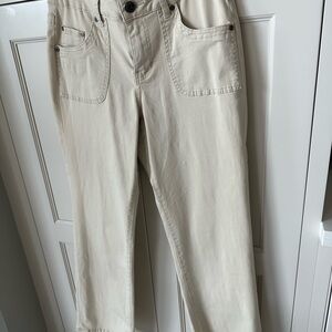 Jag Jeans Cream Stretch Jeans